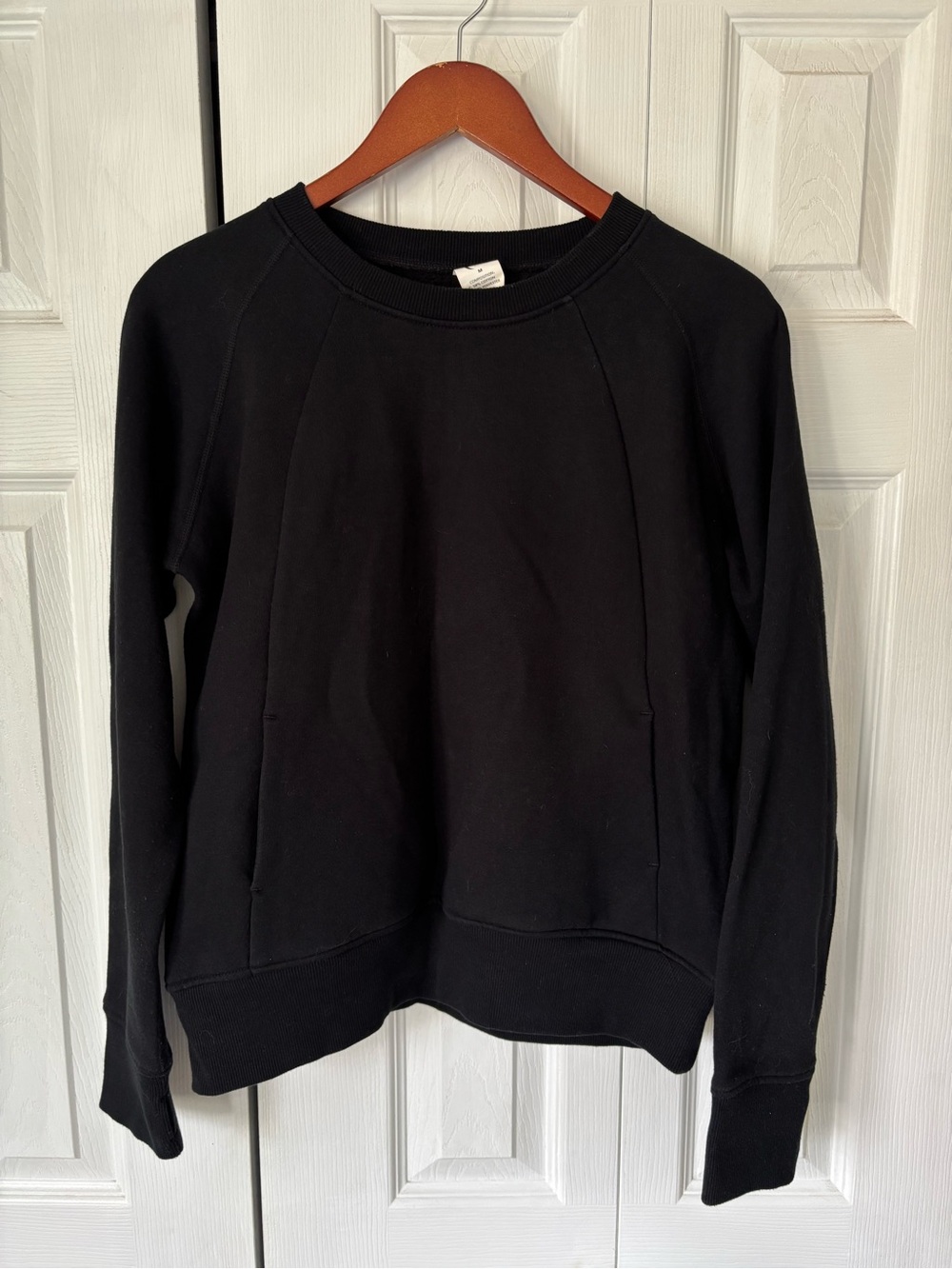 Zyia Oh So Soft Black Pullover Sweater Size Medium
